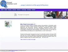 Tablet Screenshot of miketidwellassociates.com